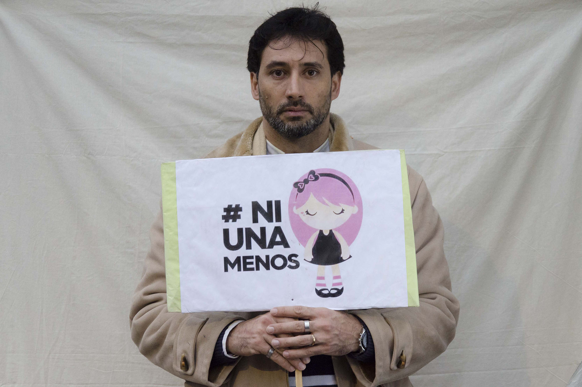 Tucumán, Argentina Junio 03/2016 Intervención fotográfica de INFOTO Escuela en apoyo a la marcha por los derechos de la mujer NI UNA MENOS llevada a cabo en Plaza Independencia.