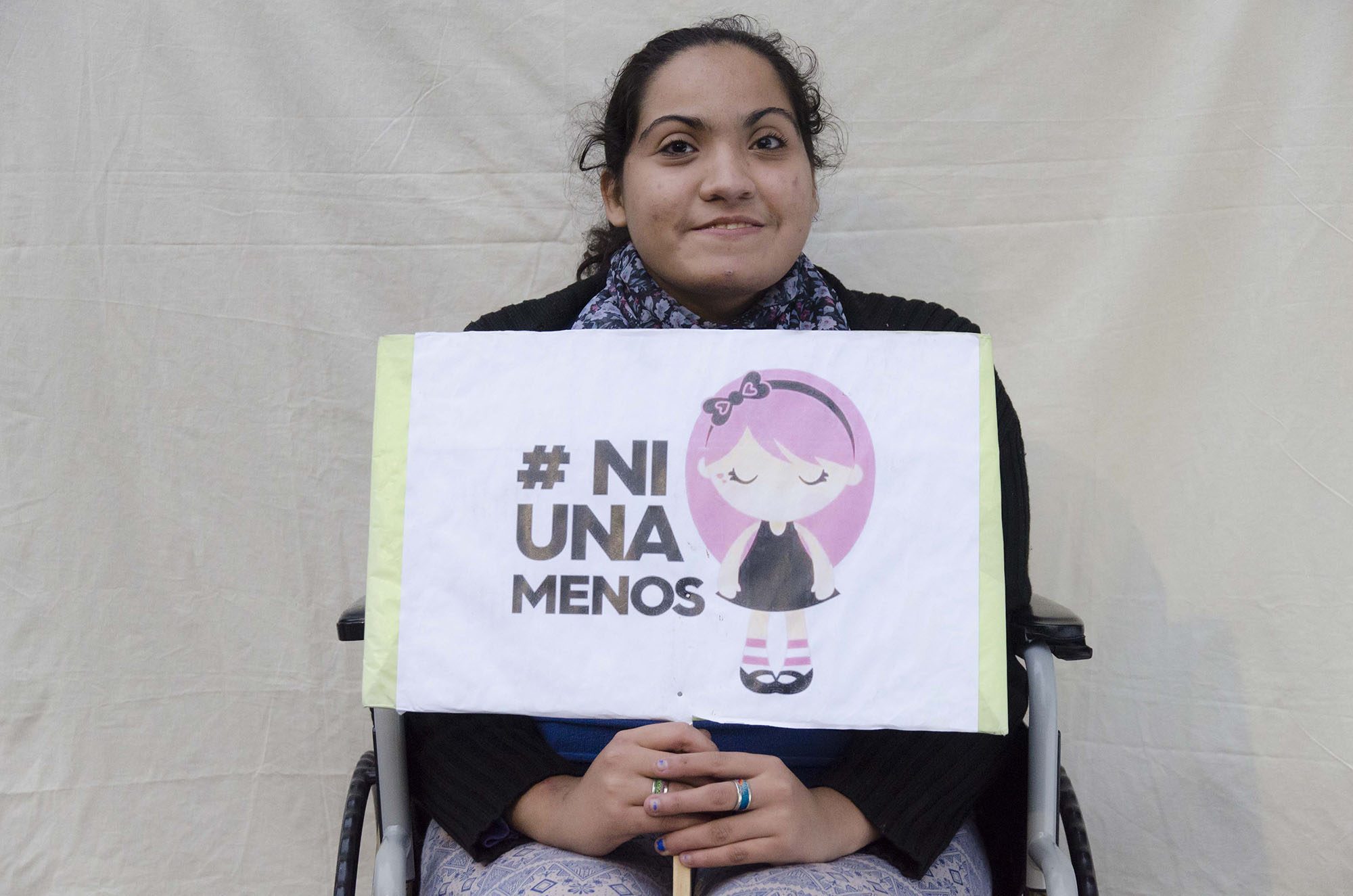 Tucumán, Argentina Junio 03/2016 Intervención fotográfica de INFOTO Escuela en apoyo a la marcha por los derechos de la mujer NI UNA MENOS llevada a cabo en Plaza Independencia.