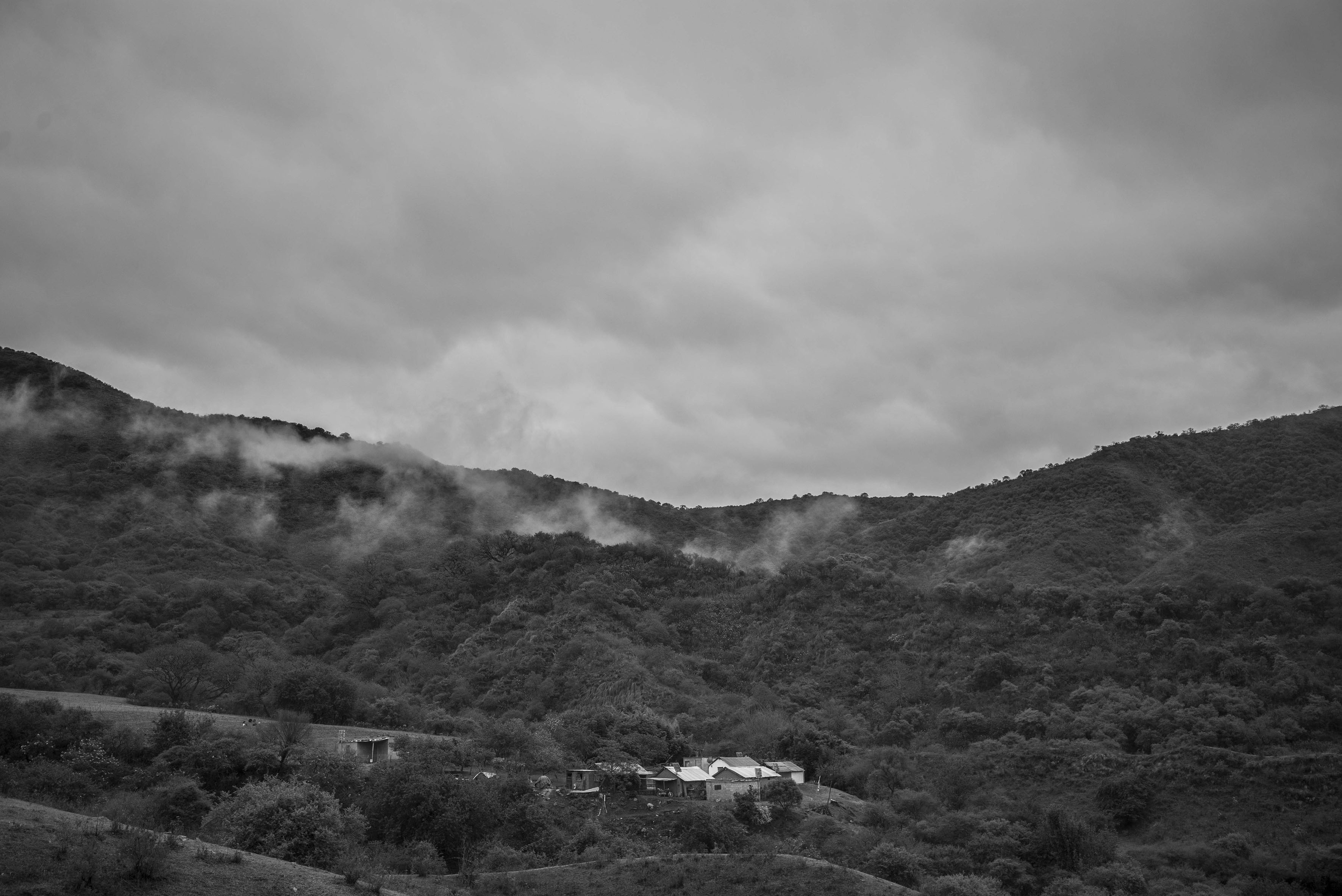 El Chorro, Tucumán, Argentina. Octubre 02/2018. Reconstrucción del asesinato a Javier Chocobar. Casa de la familia Chocobar.